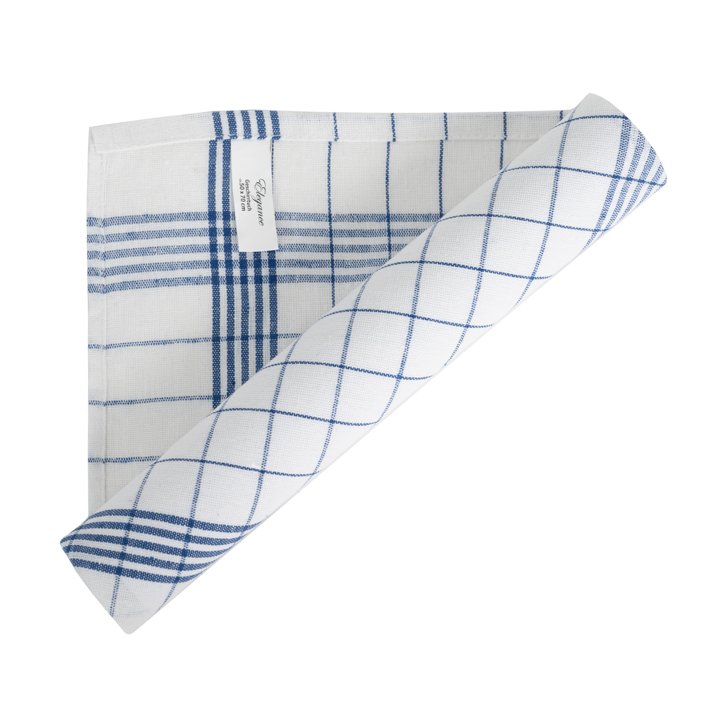 Merkanta Geschirrtücher 10er Set, Küchentücher 50x70cm, 100% Baumwolle, Geschirrhandtücher, rot - weiß/blau-weiß kariert, 10 Handtücher Küche, super saugfähig, Küchenhandtücher, Abtrockentücher