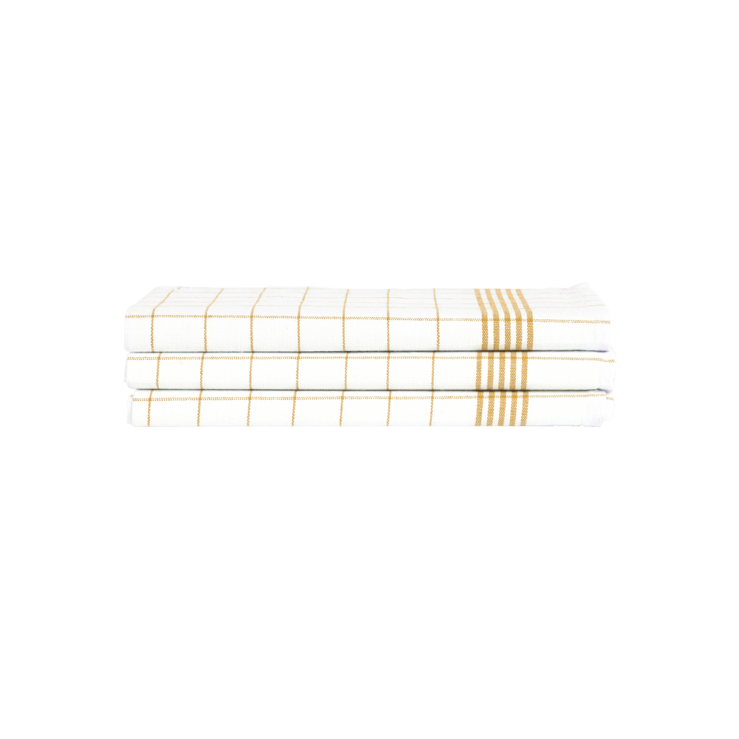 Merkanta Geschirrtücher 10er Set Küchentücher 50x70cm, gelb weiß kariert, 100% Baumwolle Geschirrhandtücher Mehrfarbig kariert, Handtücher Küche super saugfähig, Küchenhandtücher Abtrockentücher