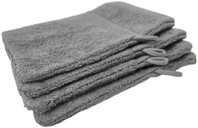 Merkanta Handtuch Set, 10 teilig, 2 Gästetücher, 4 Handtücher, 2 Duschtücher, 2 Waschlappen, 100% Baumwolle, Badetücher , Bath Towel , Handtücherset Badezimmer, Bad Tücher (Anthrazit)