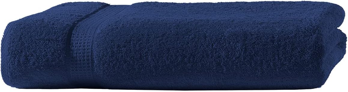 Merkanta Handtuch Set , 10 teilig , 2 Gästetücher, 4 Handtücher, 2 Duschtücher, 2 Waschlappen, 100% Baumwolle , Badetücher , Bath Towel, Handtücherset Badezimmer , Bad Tücher (Navy)