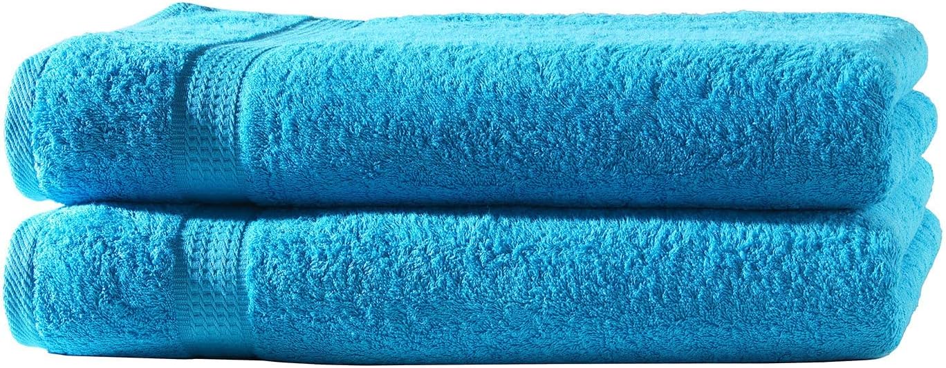 Merkanta Handtuch Set Türkis , 10 teilig , 2 Gästetücher, 4 Handtücher, 2 Duschtücher, 2 Waschlappen, 100% Baumwolle , Badetücher , Bath Towel , Handtücherset Badezimmer , Bad Tücher